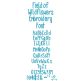 Field of Wildflowers Embroidery Font | Machine Embroidery Designs by JuJu