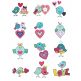 Love Birds Filled Stitch Machine Embroidery Designs by JuJu