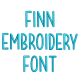 Finn Embroidery Font | Machine Embroidery Designs by JuJu