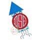 Firecracker Monogram Applique | Machine Embroidery Designs by JuJu