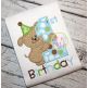 First Birthday Puppy Applique | Machine Embroidery Designs by JuJu