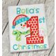 First Christmas Snowman Applique | Machine Embroidery Designs by JuJu