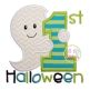 First Halloween Ghost Applique | Machine Embroidery Designs by JuJu
