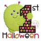 First Halloween Monster Applique | Machine Embroidery Designs by JuJu