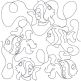 Fish 1 End-to-End Quilting | Machine Embroidery Designs by JuJu