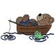 Camping Teddy Bears Filled Machine Embroidery Designs by JuJu