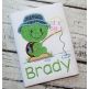 Fishing Turtle Applique | Machine Embroidery Designs by JuJu