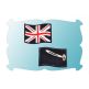 British Flag Snap Clip Mini In The Hoop