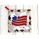 ITH Patriotic Flag Pot Holder 2 | Machine Embroidery Designs by JuJu