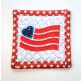 ITH Patriotic Flag Pot Holder 2 | Machine Embroidery Designs by JuJu