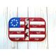 ITH Patriotic Flag Pot Holder | Machine Embroidery Designs by JuJu