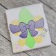 Fleur De Lis Big Bow Sketch | Machine Embroidery Designs by JuJu