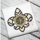 Fleur De Lis Monogram Applique | Machine Embroidery Designs by JuJu