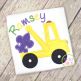 Fleur de Lis Tow Truck Applique | Machine Embroidery Designs by JuJu