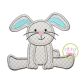 Floppy Bunny Boy Applique | Machine Embroidery Designs by JuJu