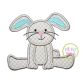 Floppy Bunny Boy Applique | Machine Embroidery Designs by JuJu
