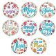 Floral Wreaths Faith Machine Embroidery Designs by JuJu
