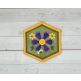 ITH Busy Bees Flower Coaster | Machine Embroidery Designs by JuJu