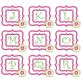 Flower Monogram Font Frame