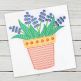 Motif Potted Plant | Machine Embroidery Designs by JuJu