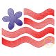 Flower Flag SKETCH Embroidery | Machine Embroidery Designs by JuJu