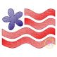 Flower Flag SKETCH Embroidery | Machine Embroidery Designs by JuJu