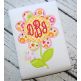 Flower Monogram Applique | Machine Embroidery Designs by JuJu