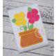 Flower Pot Applique | Machine Embroidery Designs by JuJu