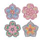 Free Standing Lace Flowers 1 Machine Embroidery Designs by JuJu