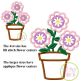 Flower Trio in Pot Applique | Machine Embroidery Designs by JuJu
