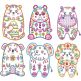 Folk Art Animals 3 Machine Embroidery Designs by JuJu