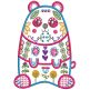 Folk Art Animals 3 Machine Embroidery Designs by JuJu