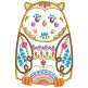Folk Art Animals 4 Machine Embroidery Designs by JuJu