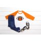 Football Paw Applique | Machine Embroidery Designs by JuJu