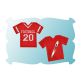 Football Jersey Snap Clip Cover
