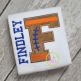 Football Alphabet Applique Set | Machine Embroidery Designs by JuJu