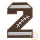 Football Numbers Applique Set | Machine Embroidery Designs by JuJu