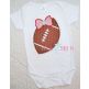 Football Bow 2 Applique | Machine Embroidery Designs by JuJu