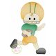 Football Boy Running Sketch Embroidery | Machine Embroidery Designs by JuJu