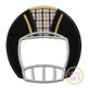 Football Helmet Front Applique | Machine Embroidery Designs by JuJu