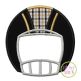 Football Helmet Front Applique | Machine Embroidery Designs by JuJu