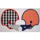 Football Helmets House Divided Applique | Machine Embroidery Designs by JuJu