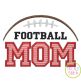 Football Mom Applique | Machine Embroidery Designs by JuJu