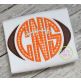 Football Monogram Frame Applique | Machine Embroidery Designs by JuJu