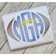 Football Monogram Frame Sketch Embroidery | Machine Embroidery Designs by JuJu