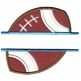 Split Sports Applique Machine Embroidery Designs by JuJu
