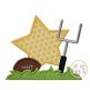 Football Star Goal Post Applique | Machine Embroidery Designs by JuJu