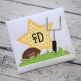 Football Star Goal Post Applique | Machine Embroidery Designs by JuJu