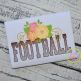 Football Word Flowers Applique | Machine Embroidery Designs by JuJu