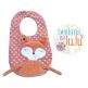 Frankie Fox Bib | Machine Embroidery Designs by JuJu